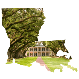 Louisiana map