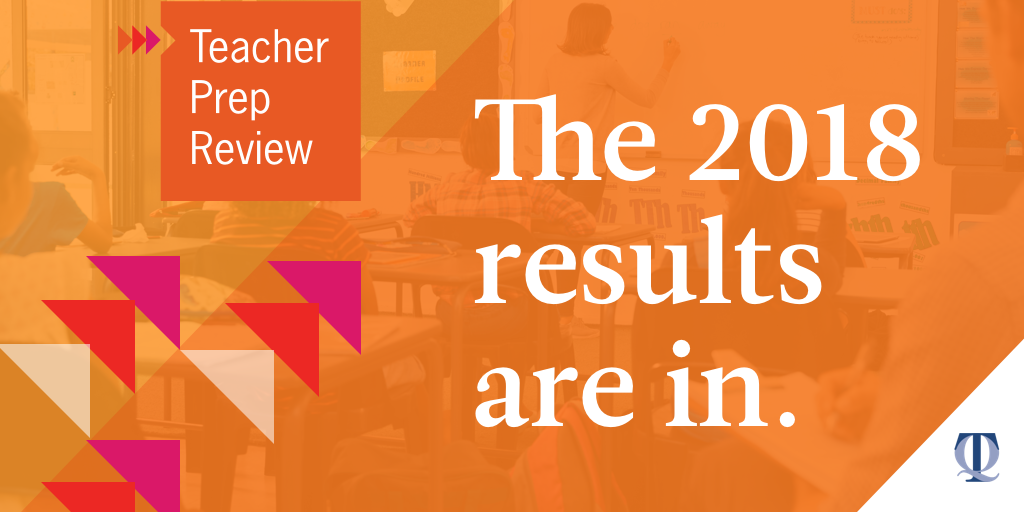 NCTQ Releases 2018 Teacher Prep Review